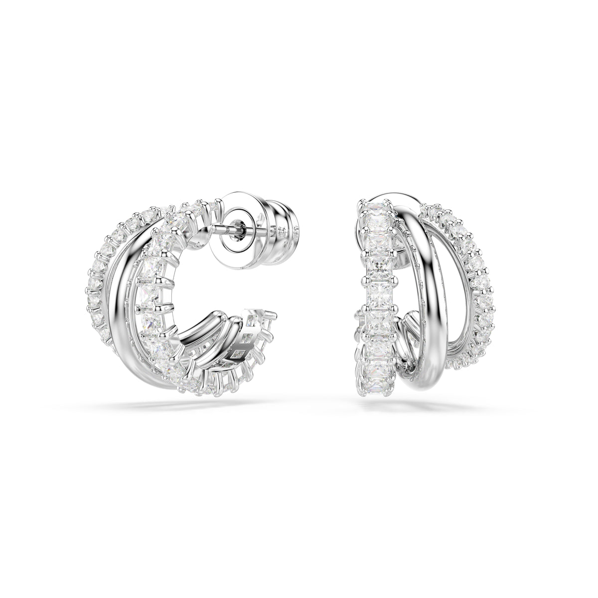 Hyperbola hoop earrings