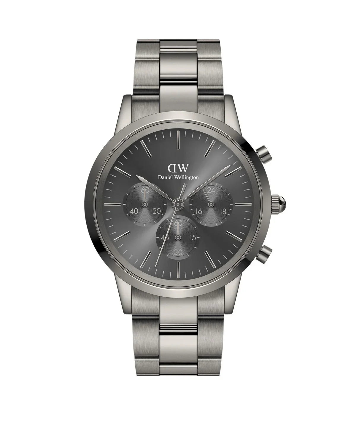 ICONIC CHRONO LINK ANTHRA GREY SUNRAY