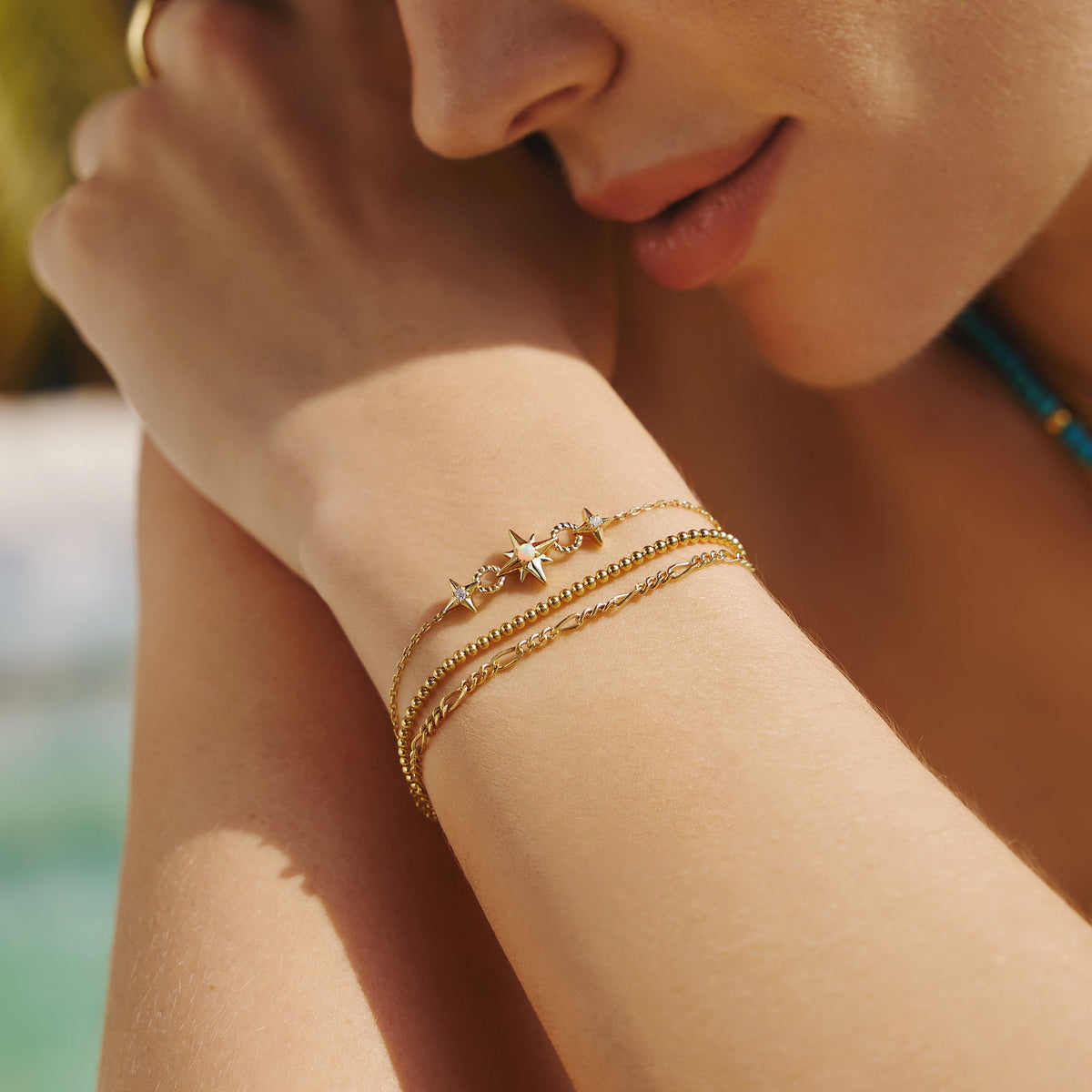 Ania Haie Gold Filia Curb Chain Bracelet