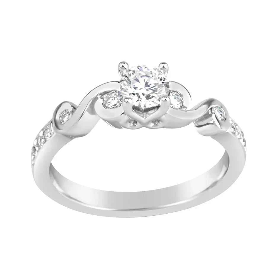 18ct White Gold Engagement Ring