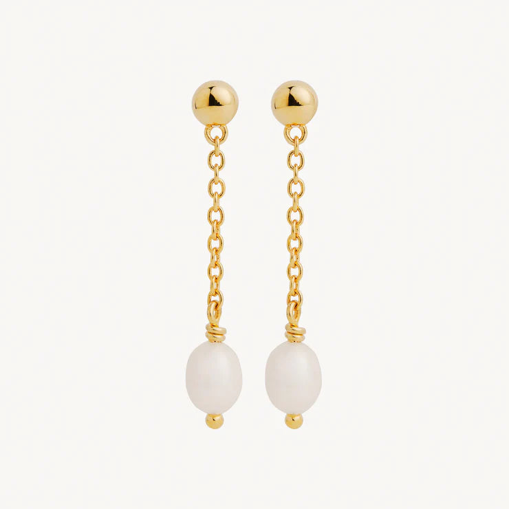 Tidal Whisper Single Pearl Earring