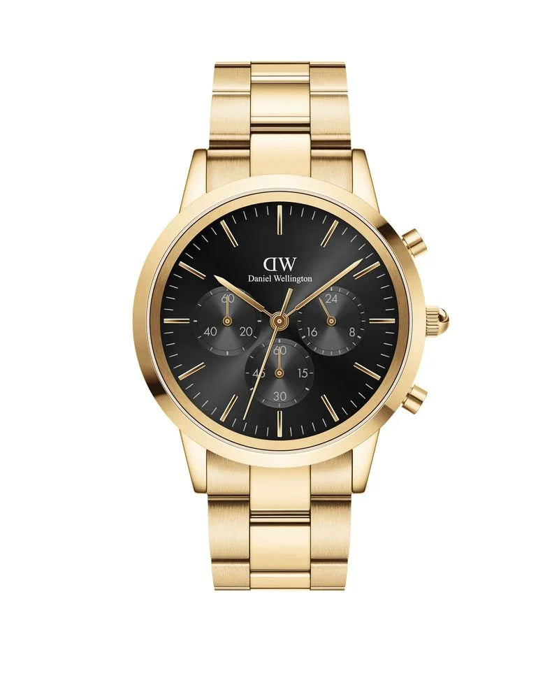 ICONIC CHRONO MAWES GOLD BLACK SUNRAY
