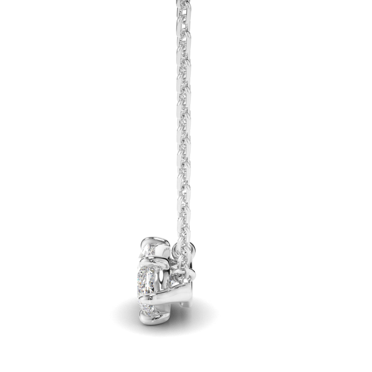 East West Marquise Cut Diamond Necklet