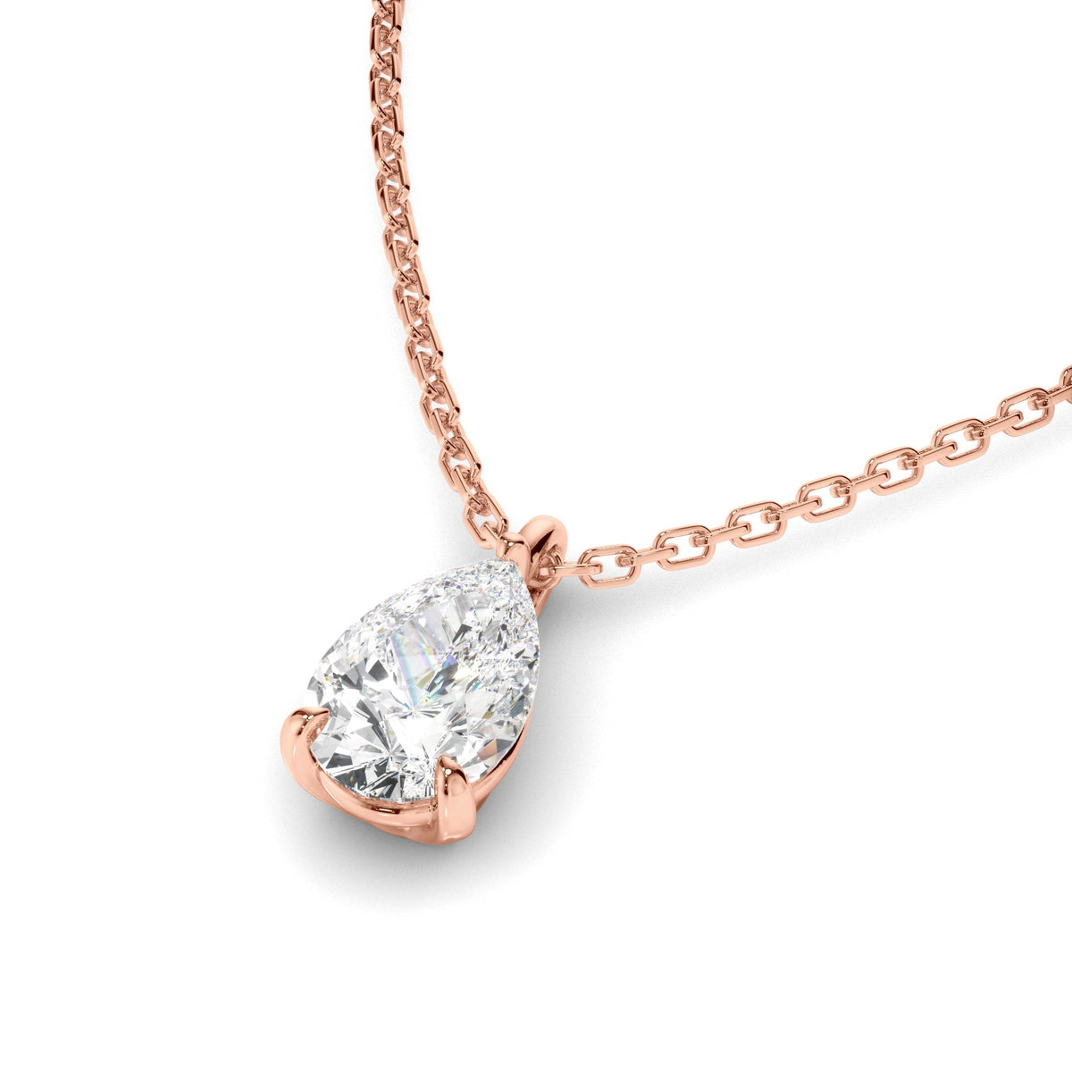 Pear Cut Diamond Pendant