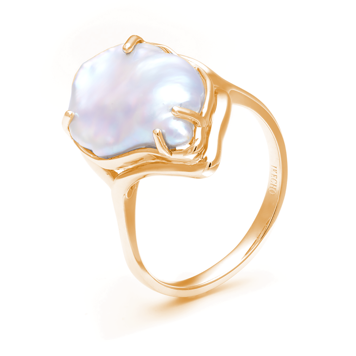 9ct Yellow Gold Amara Pearl Ring