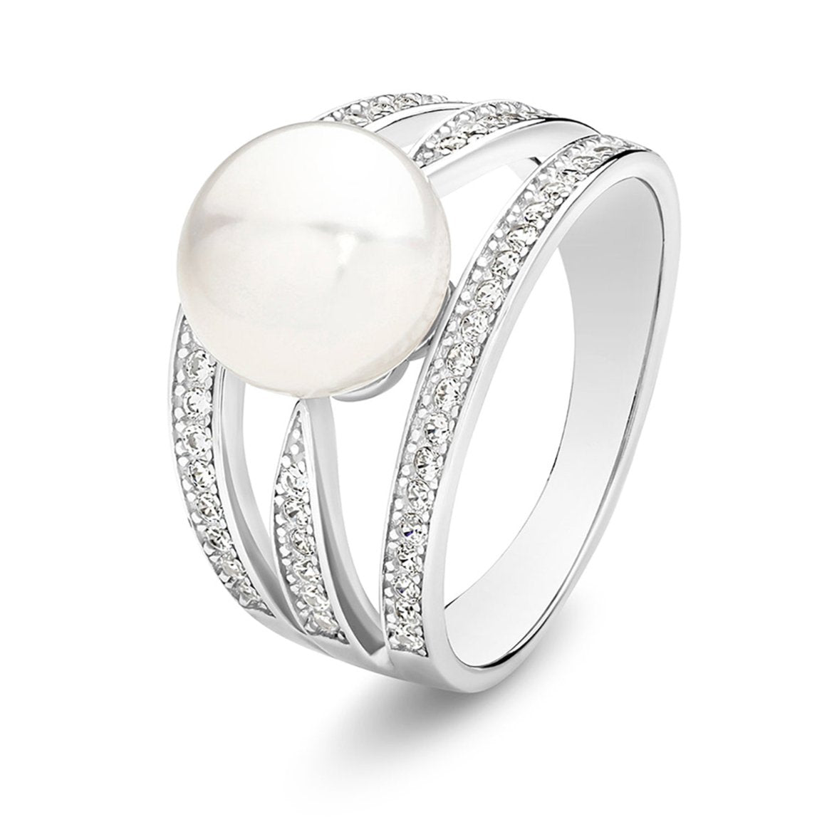 Sterling Silver Sybil Pearl Ring