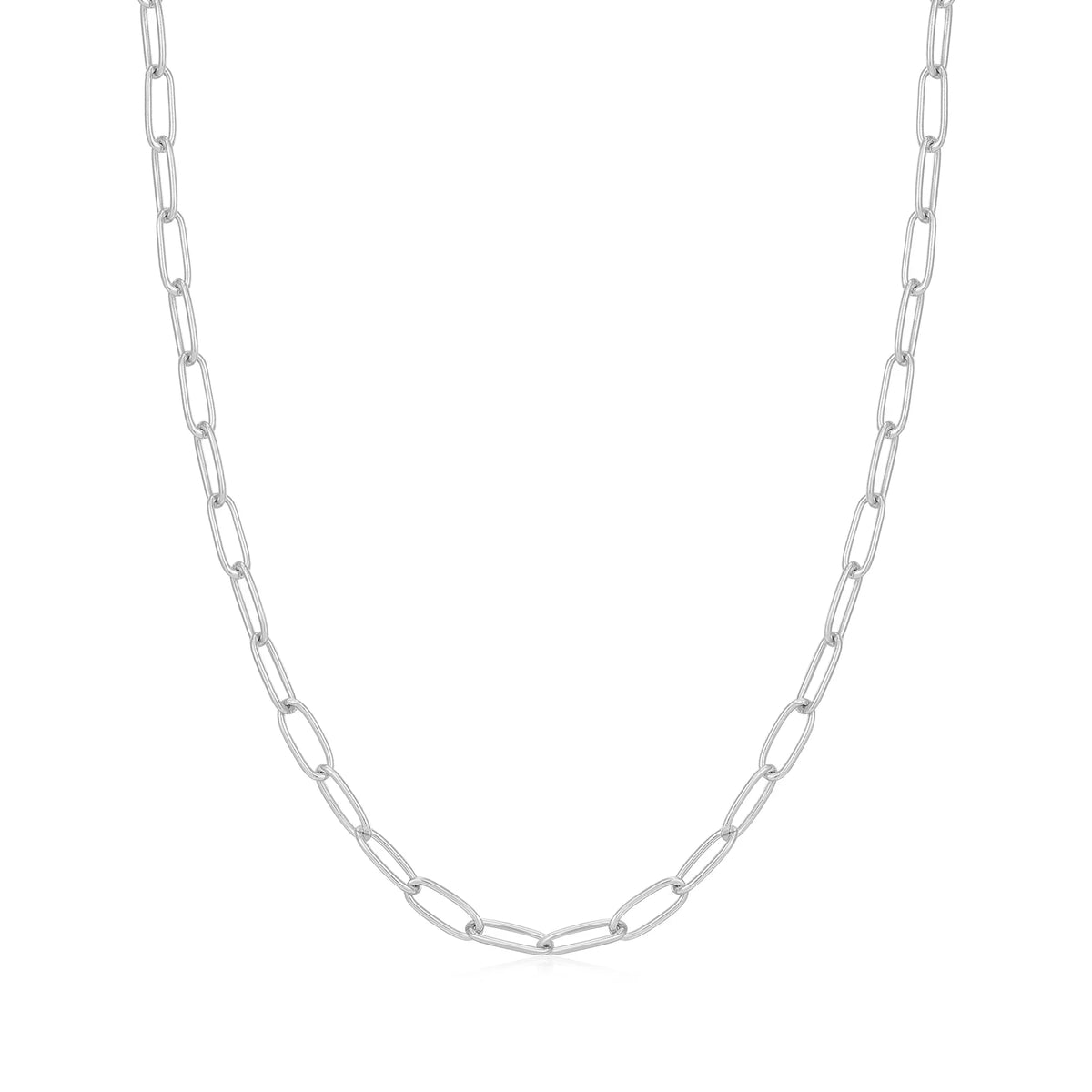 Ania Haie Silver Link Charm Chain Necklace