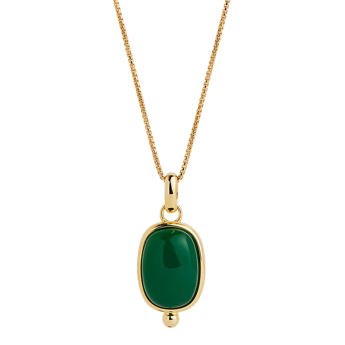 NAJO Fleur Green Onyx Pendant