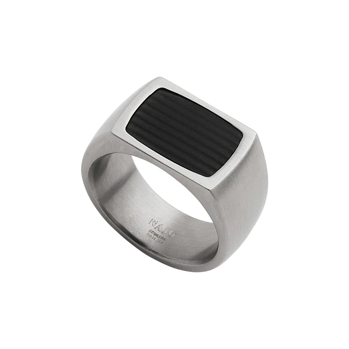 NAJO The Paladin Men’s Carbon Fibre and Steel Ring