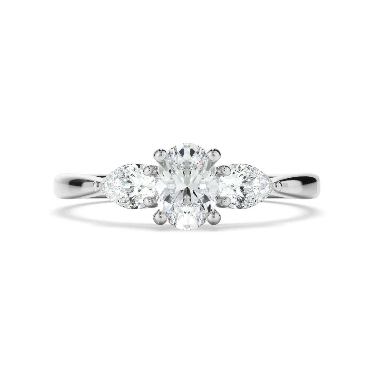 0.85ct Round Brilliant Cut Lab Grown Diamond Ring