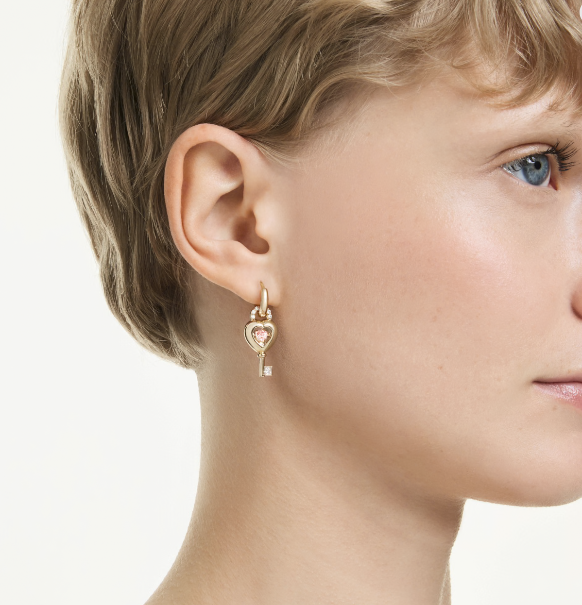 Idyllia drop earrings with ear cuff