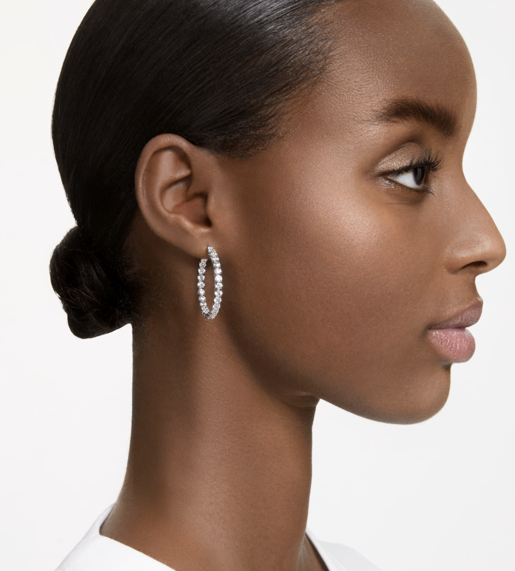 Matrix hoop earrings