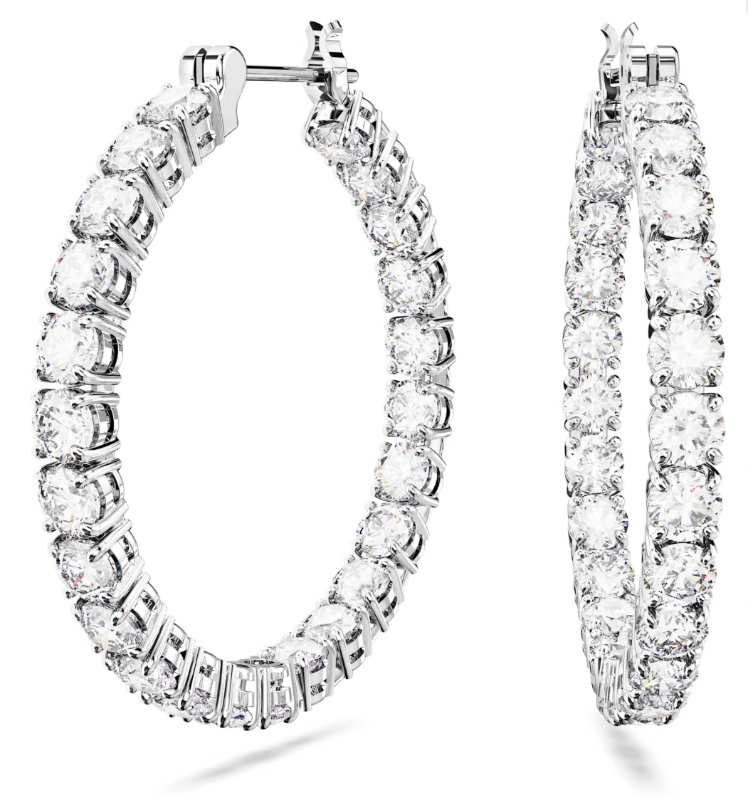 Matrix hoop earrings