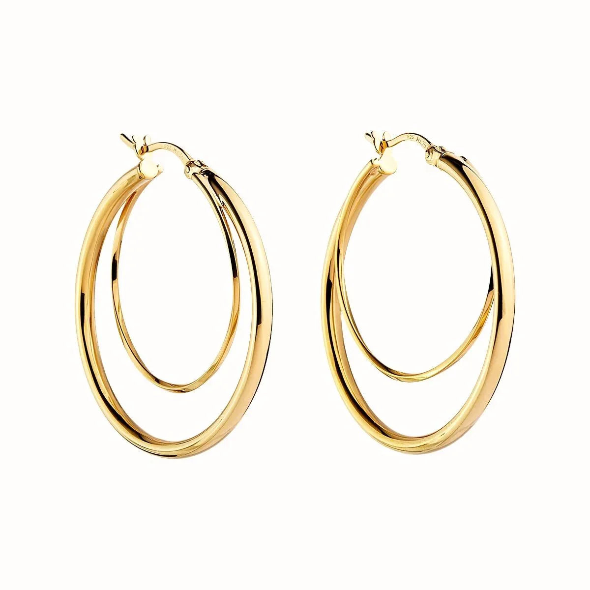 NAJO Whirlpool Hoop Earrings