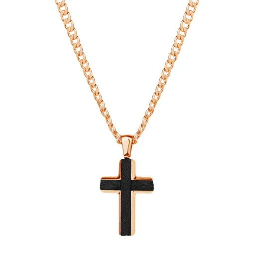 Blaze stainless rose cross