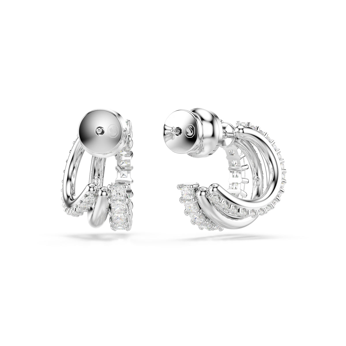 Hyperbola hoop earrings