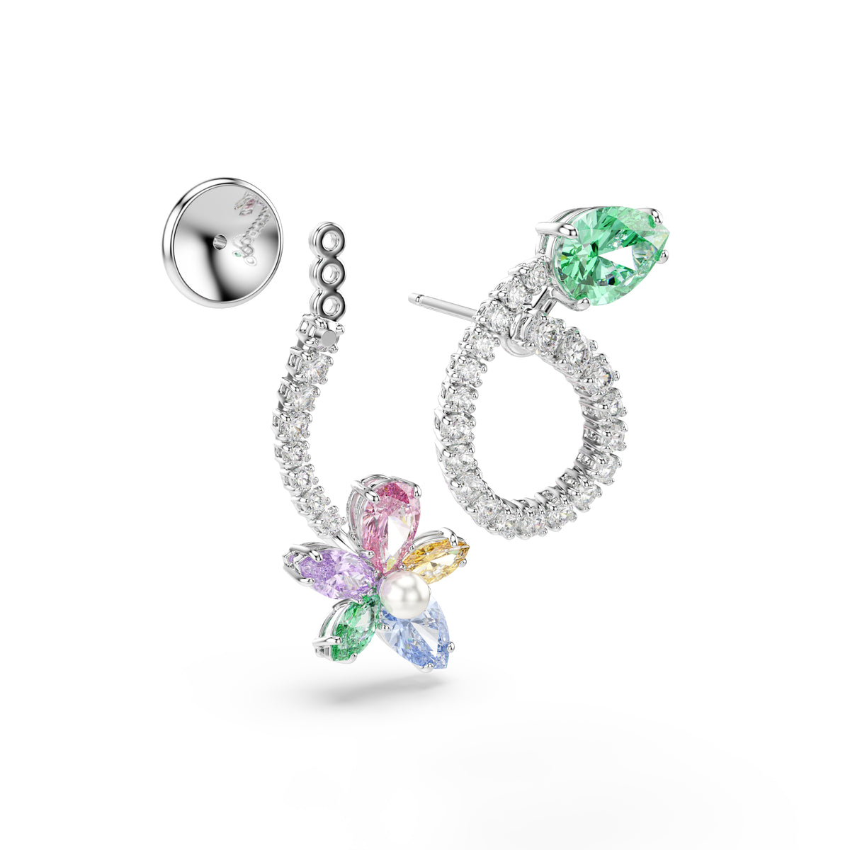 Ariana Grande x Swarovski drop earrings with ear jacket