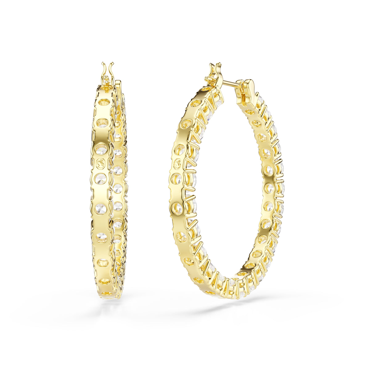 Matrix hoop earrings