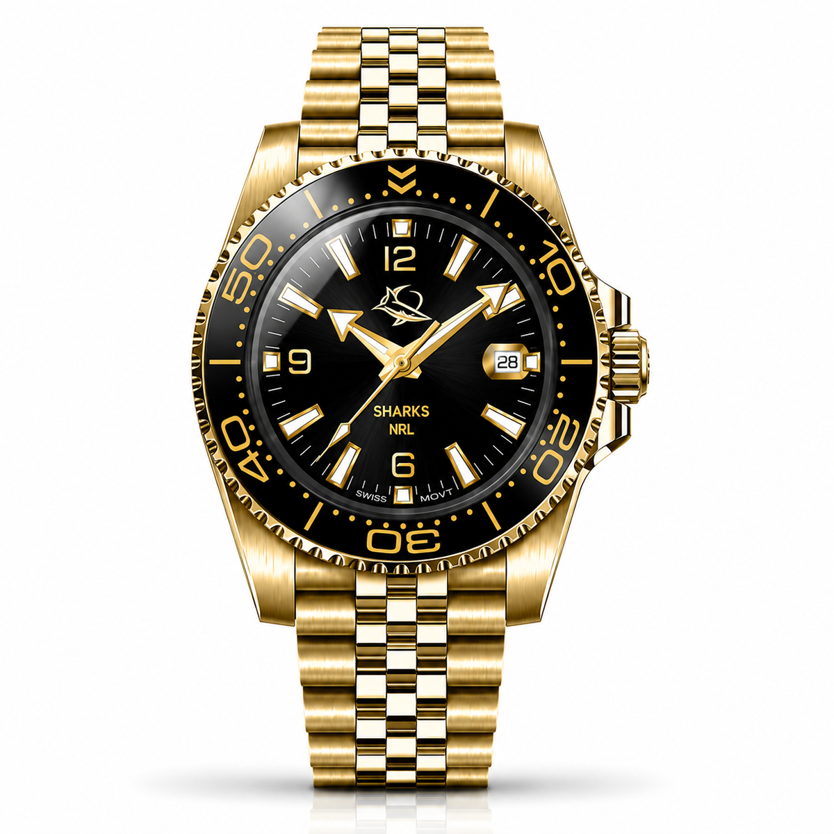 Cronulla-Sutherland Sharks Clubmaster Victory — Official NRL Licensed Watch