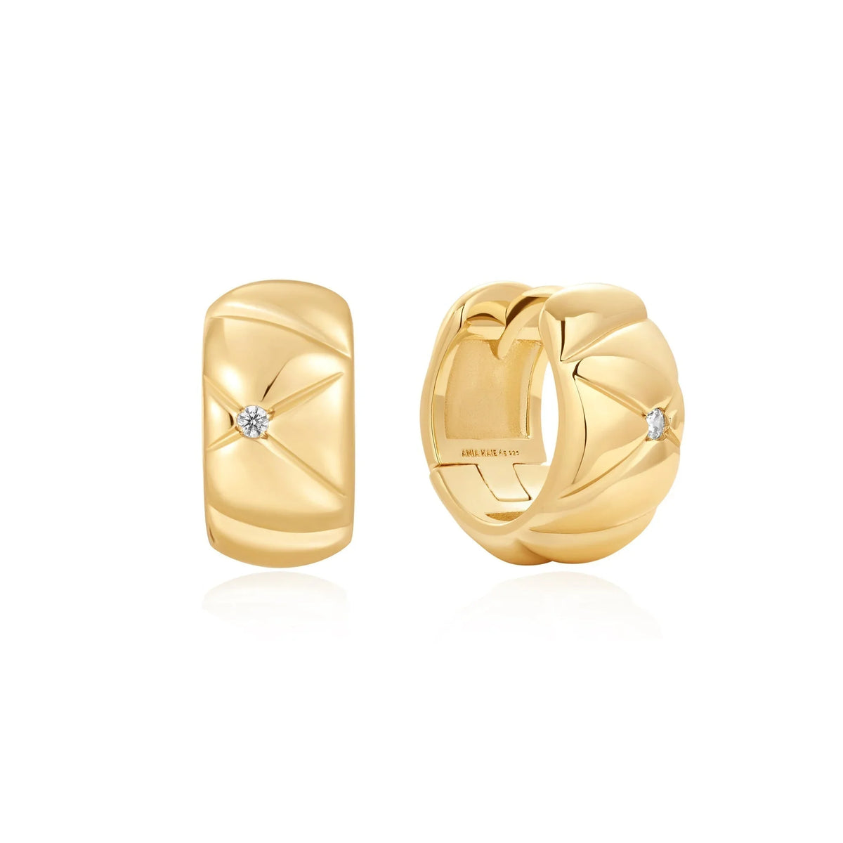 Ania Haie Gold Kiss Hoops