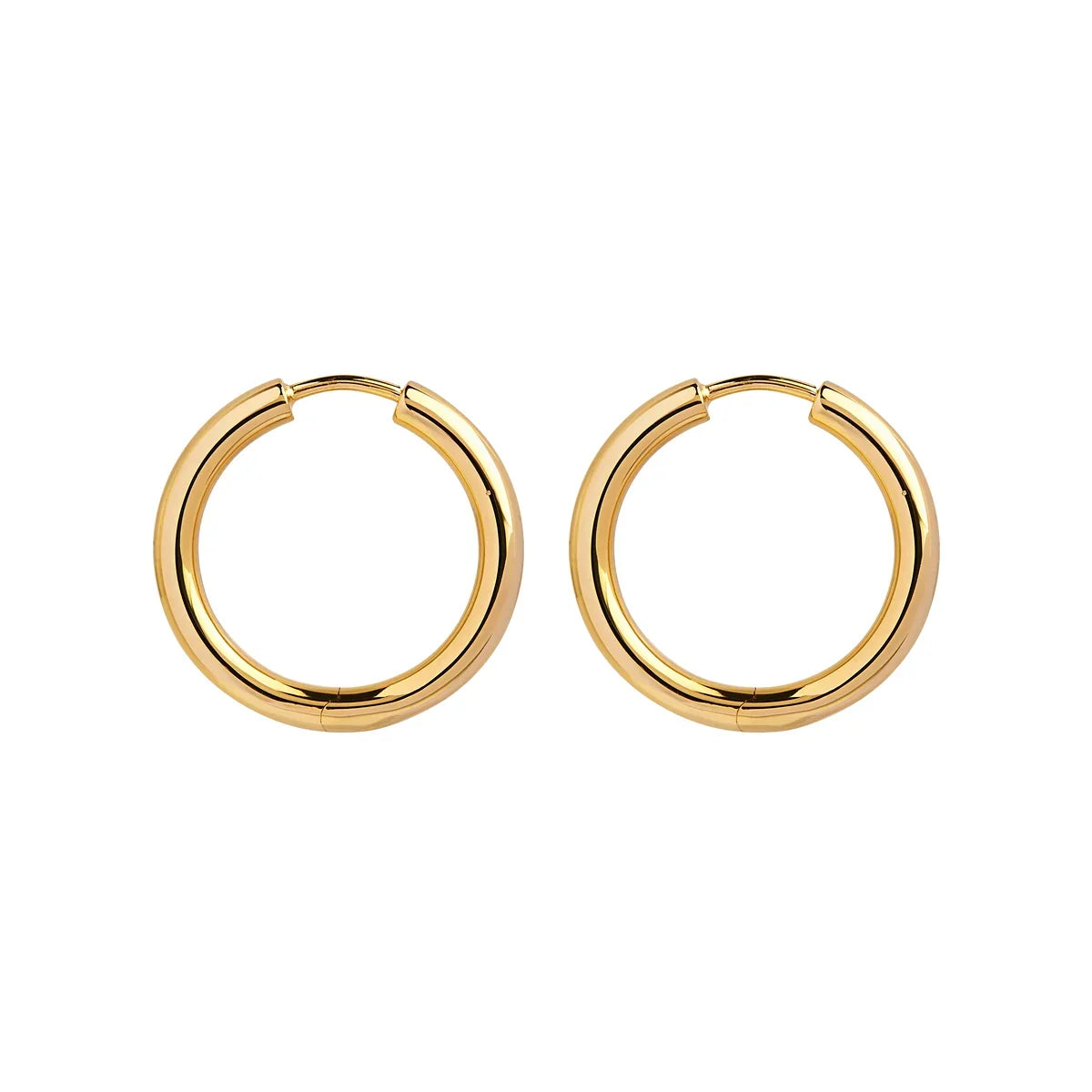 NAJO Subtle Silver Huggie Earring