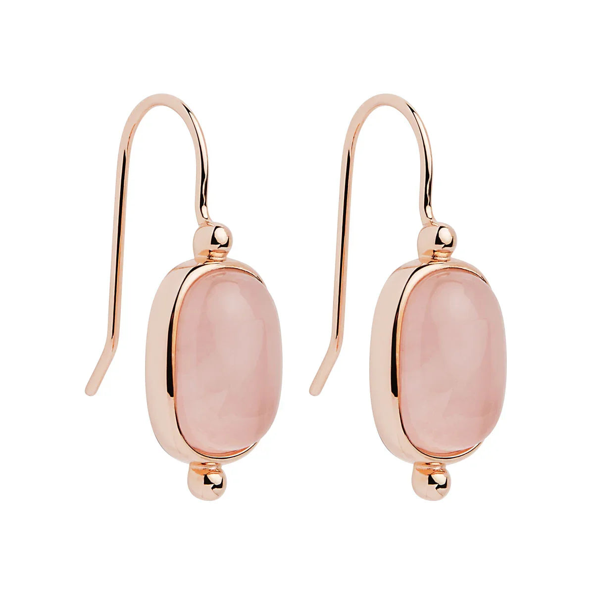 NAJO Fleur Rose Quartz Earrings