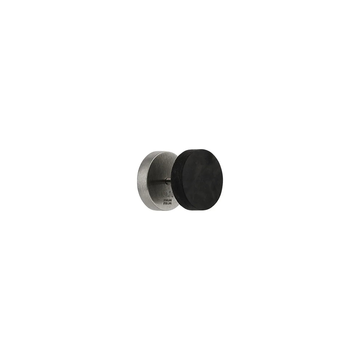 NAJO Torque Men's Reversible Carbon Fibre and Steel Earring