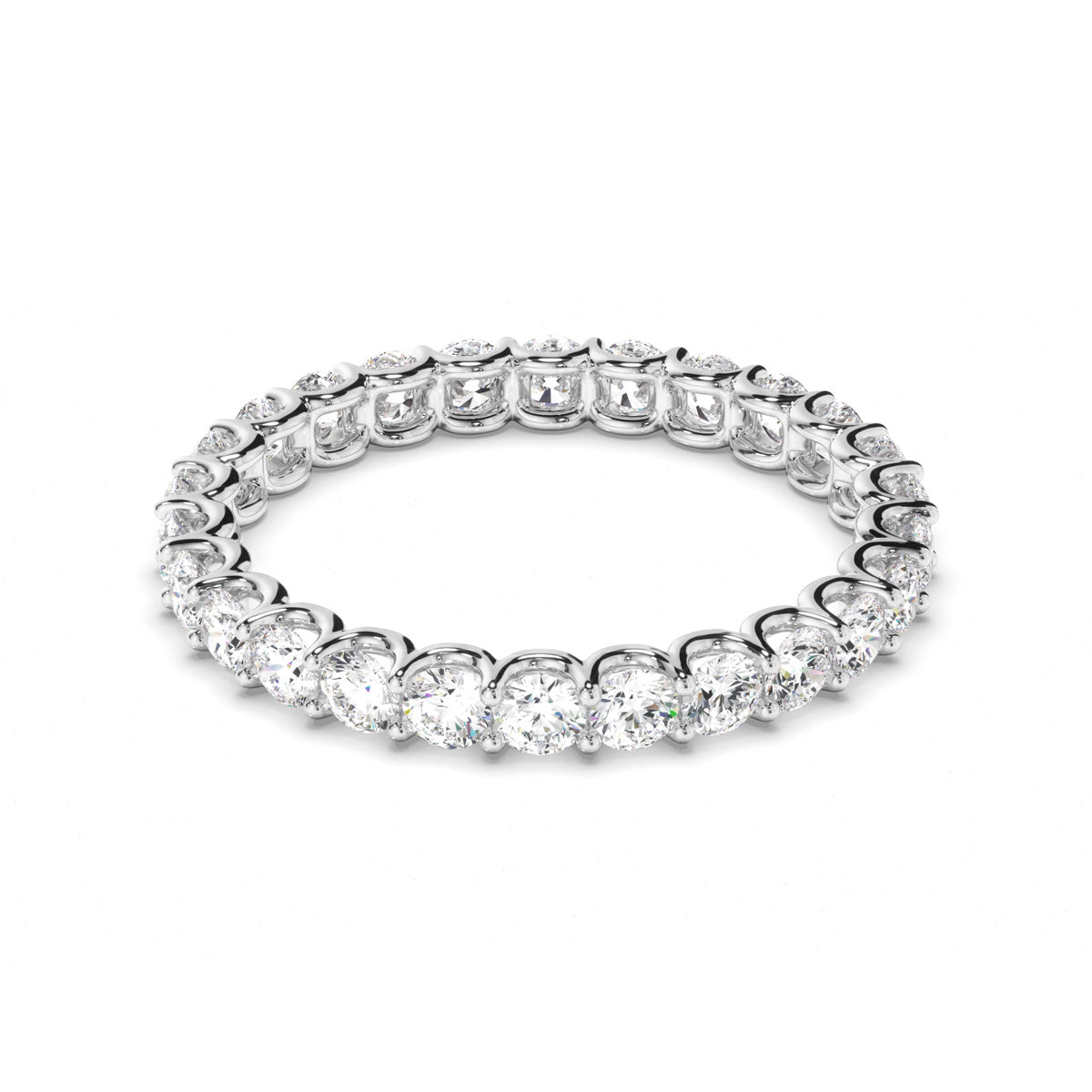 Round Brilliant Cut Diamond Eternity Ring