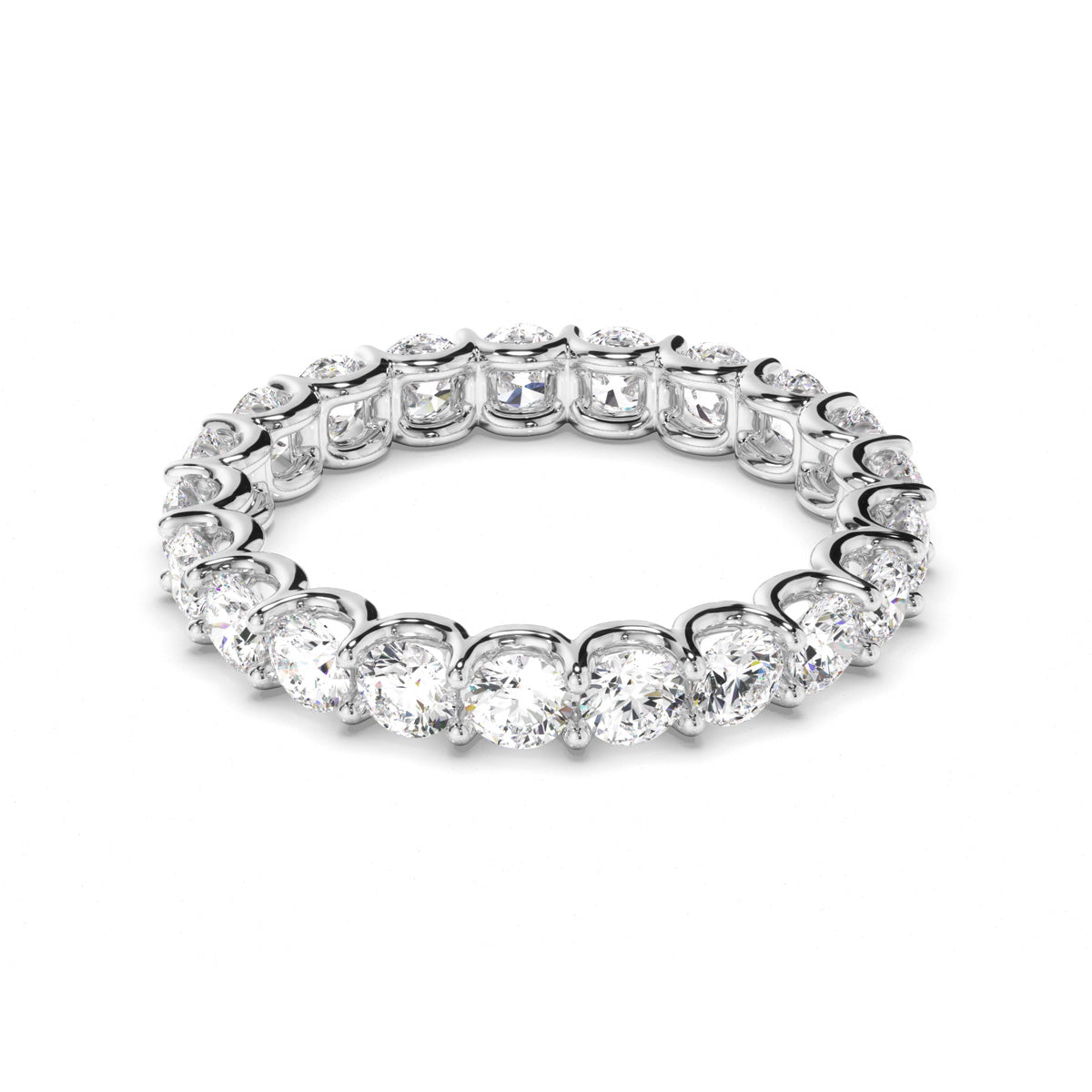 Round Brilliant Cut Diamond Eternity Ring