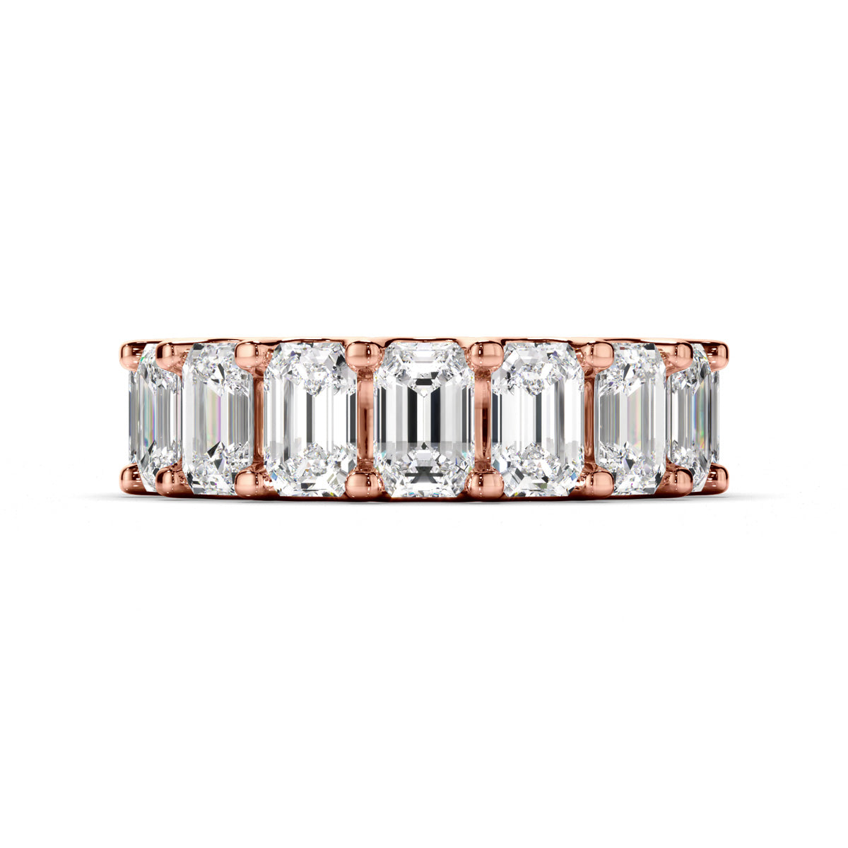 Emerald Cut Diamond Eternity Ring