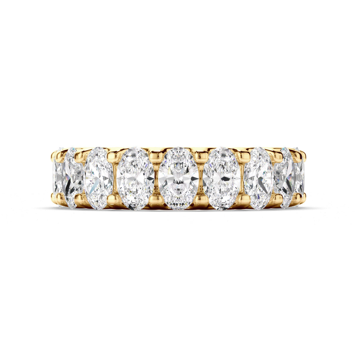Oval Cut Diamond Eternity Ring