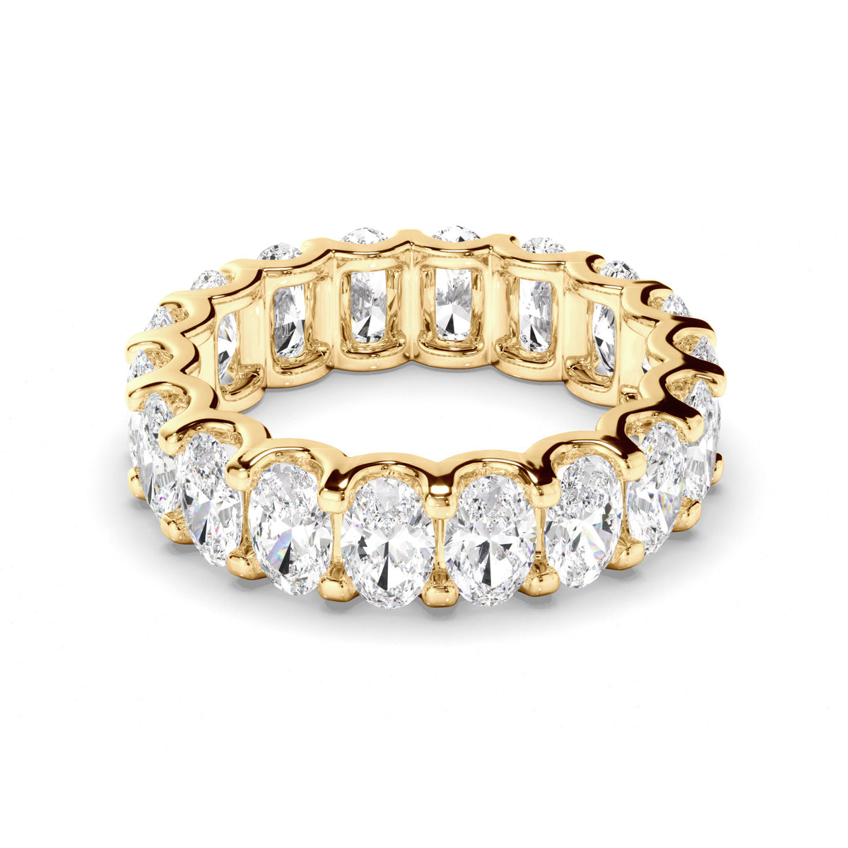 Oval Cut Diamond Eternity Ring