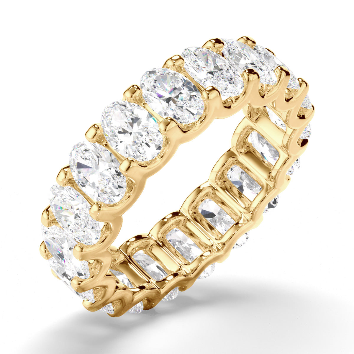 Oval Cut Diamond Eternity Ring
