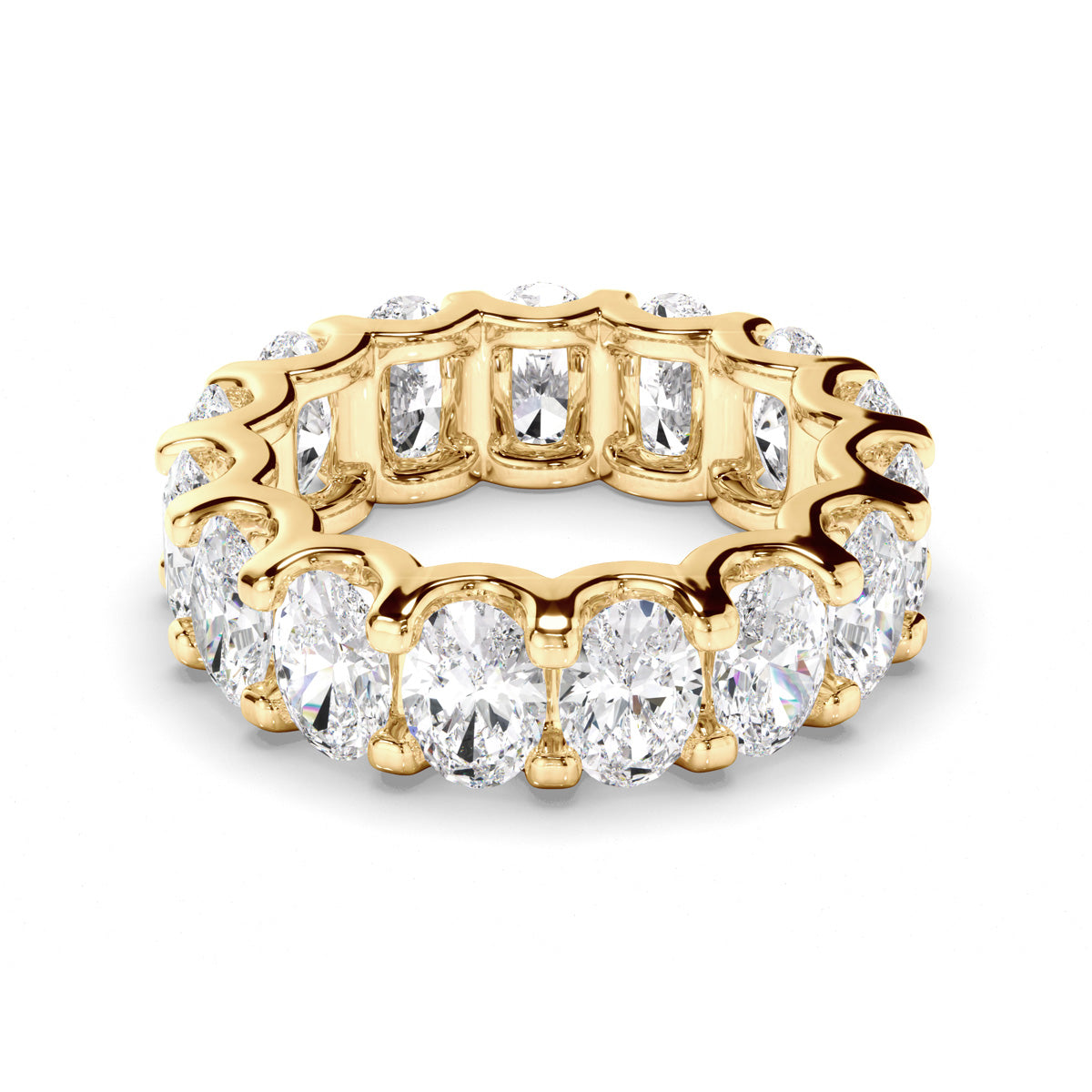 Oval Cut Diamond Eternity Ring