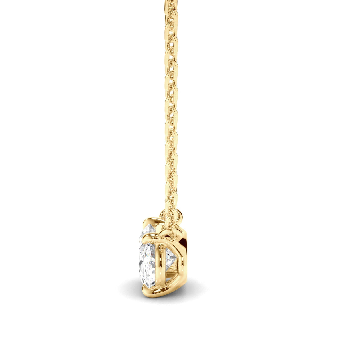 East West Oval Cut Diamond Necklet
