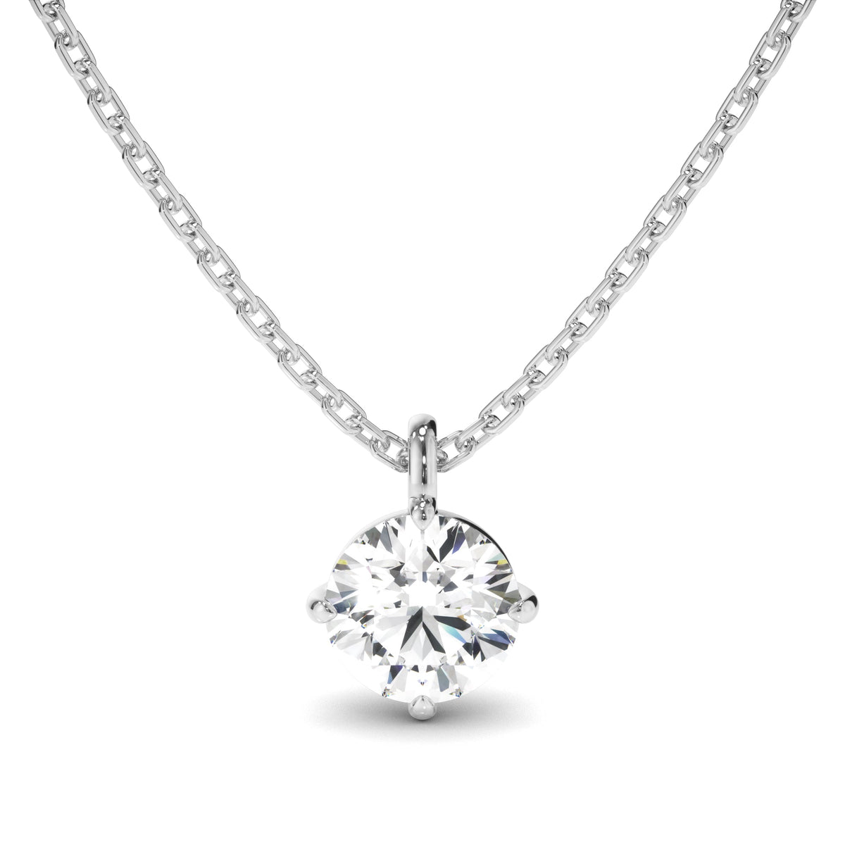 Round Brilliant Cut Diamond Pendant