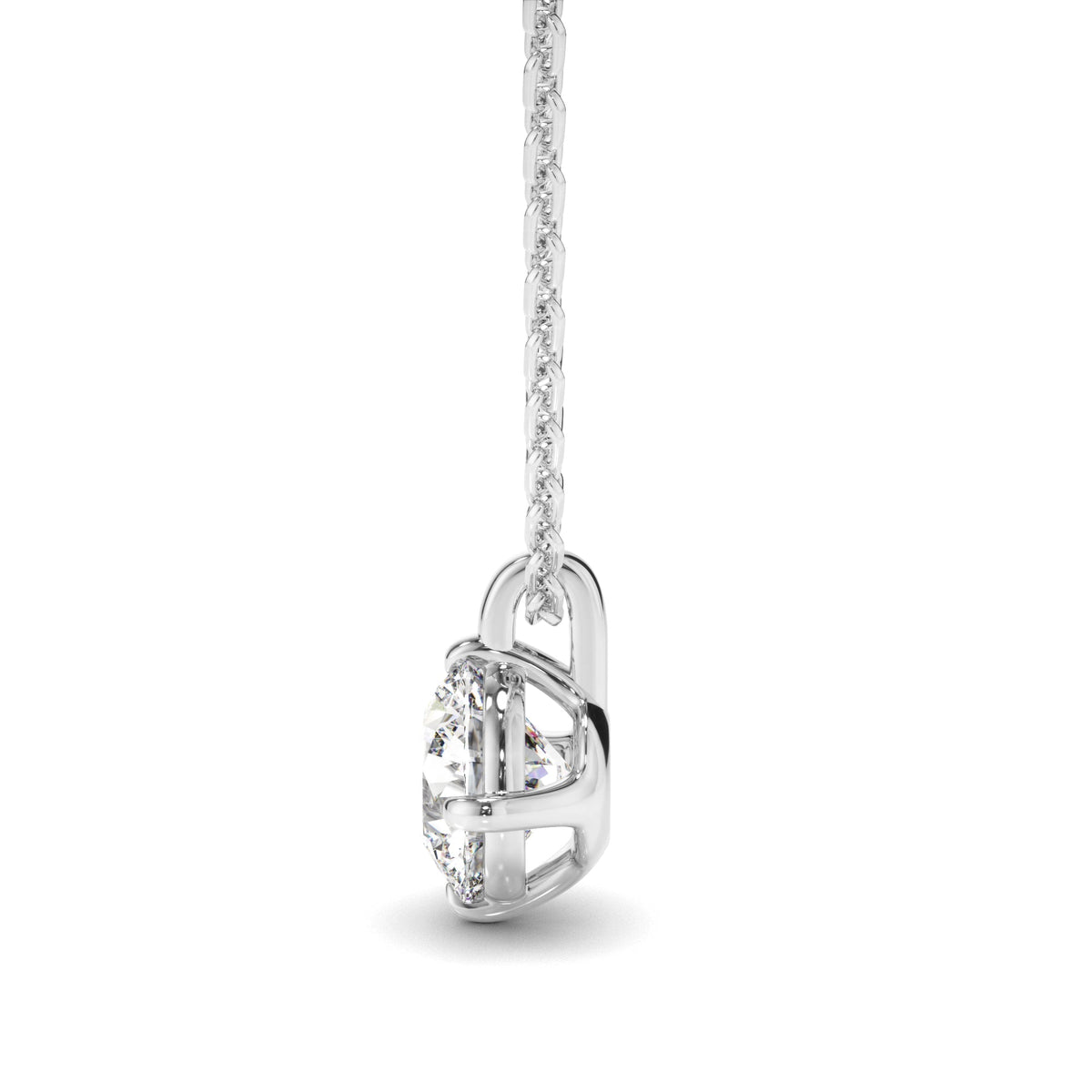 Round Brilliant Cut Diamond Pendant