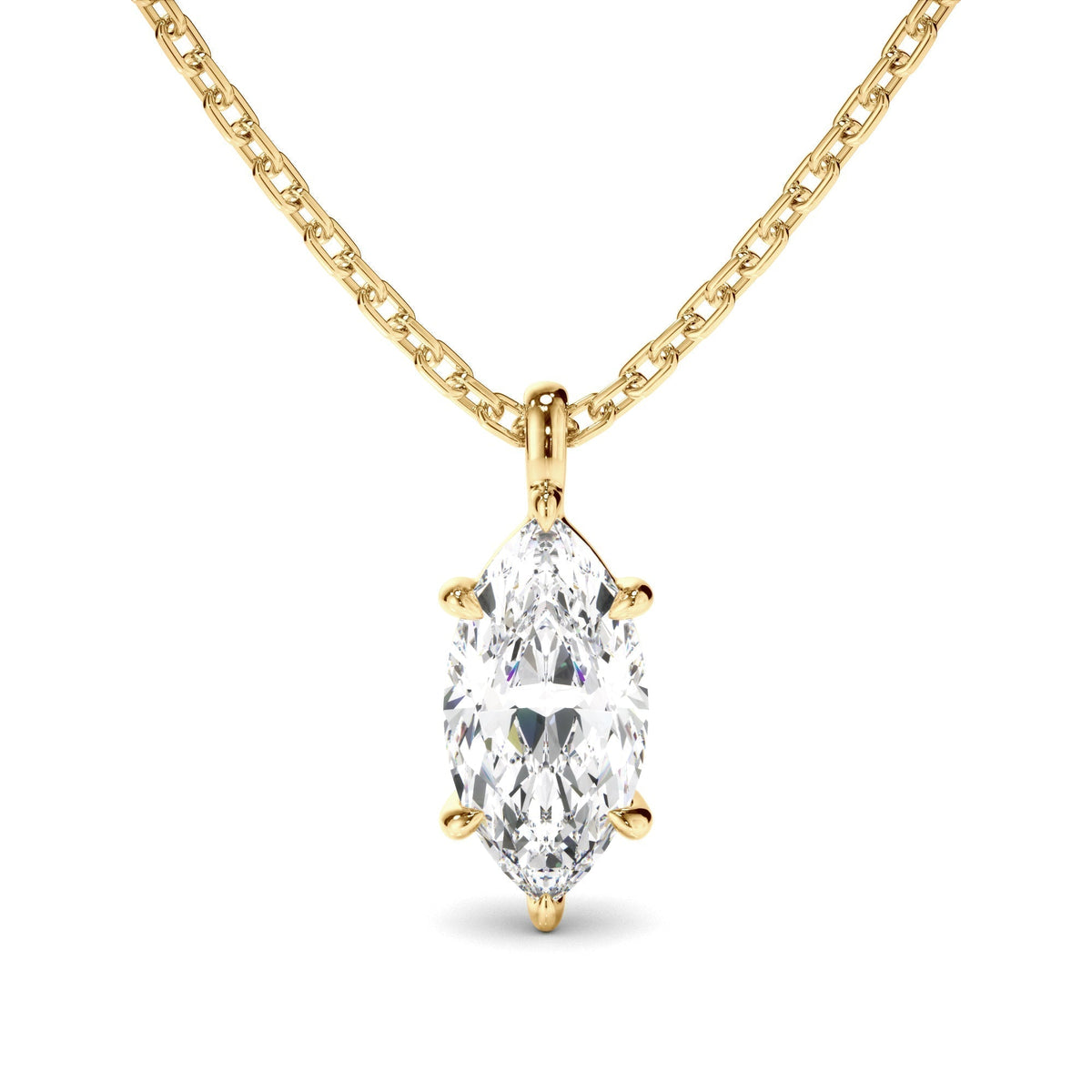 Marquise Cut Diamond Pendant