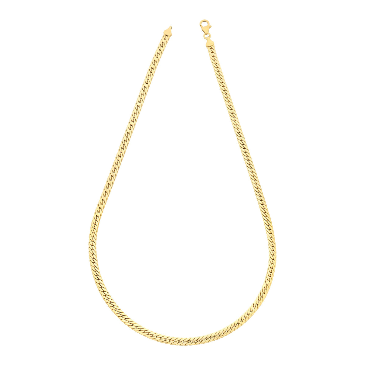 9ct Gold Silver Filled 45cm Chain