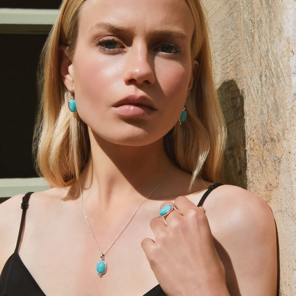 NAJO Fleur Amazonite Pendant
