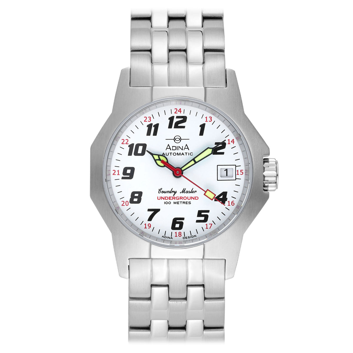 Adina Automatic Underground work watch NK151 S1FB