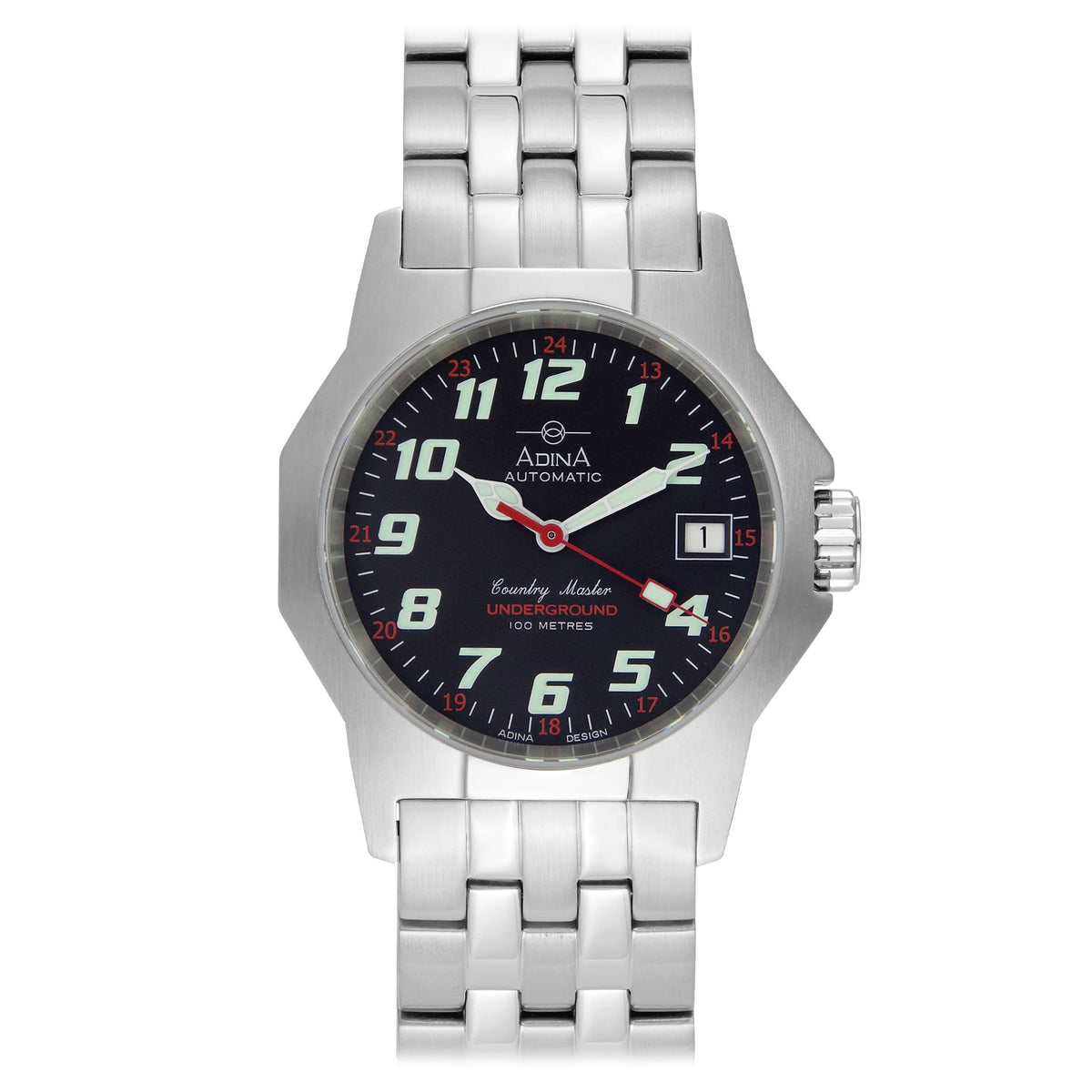 Adina Automatic Underground work watch NK151 S2FB