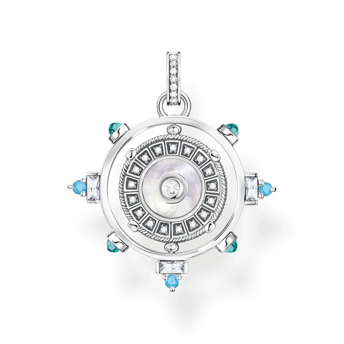 THOMAS SABO Rotating Coin Silver Pendant