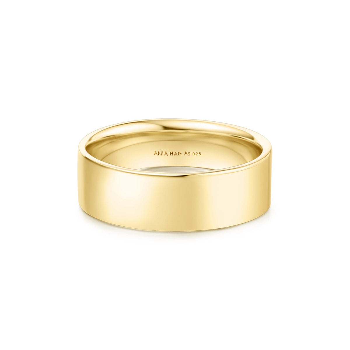 Ania Haie Gold Smooth Band 6mm