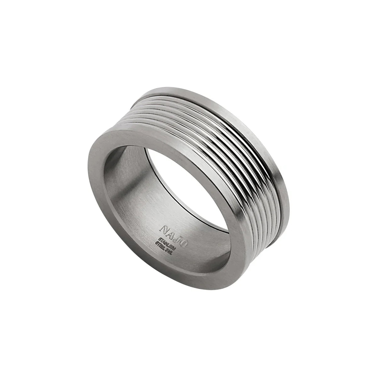 NAJO Rocca Men’s Stainless Steel Ring