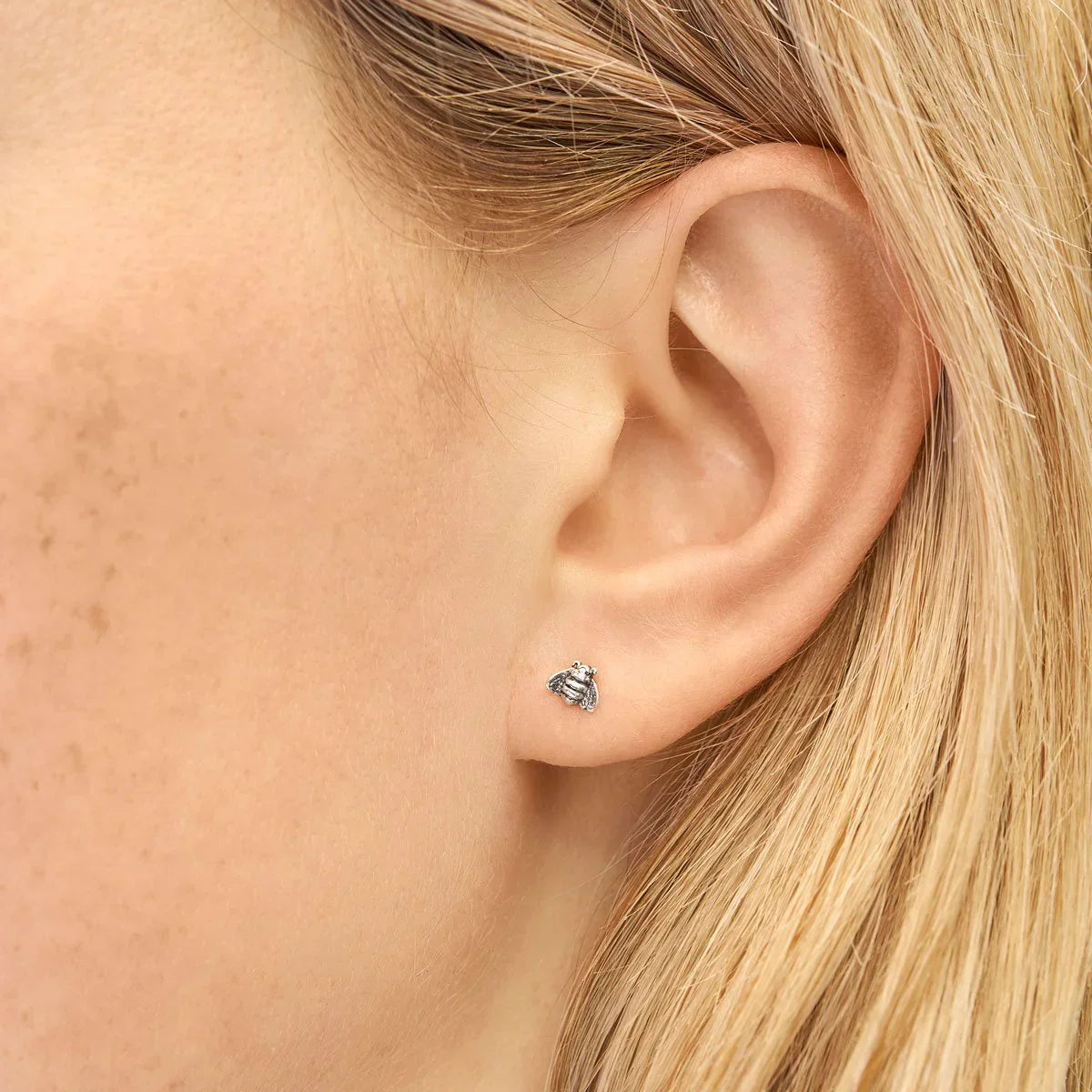 Tiny Bee Studs