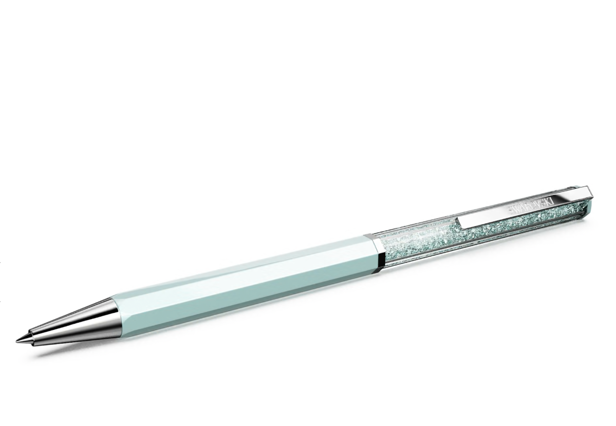 Crystalline ballpoint pen