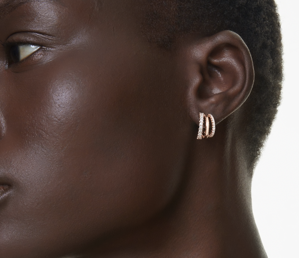 Hyperbola hoop earrings