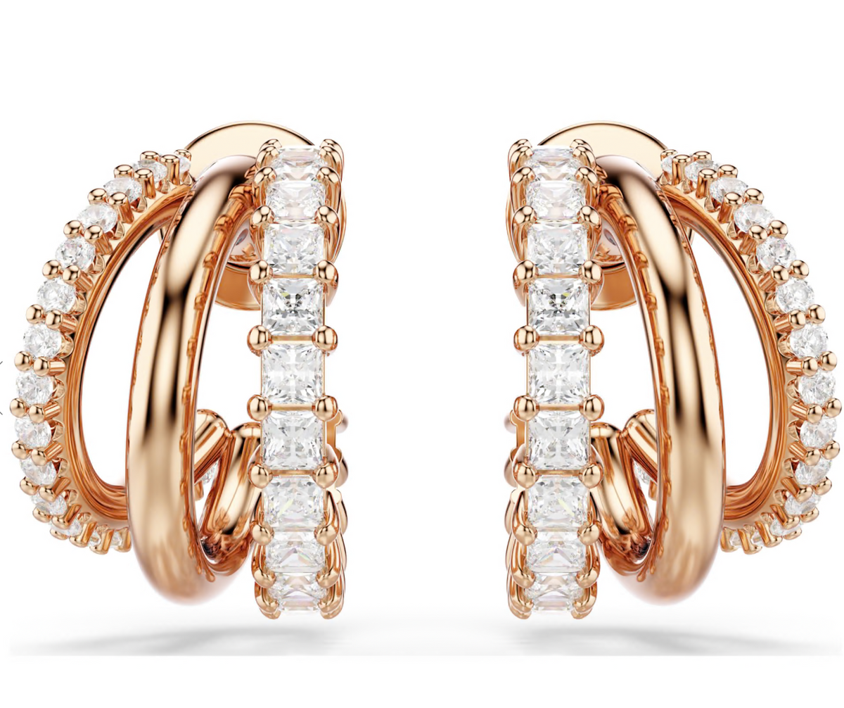 Hyperbola hoop earrings