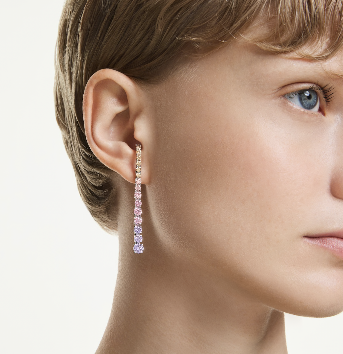 Matrix drop earrings